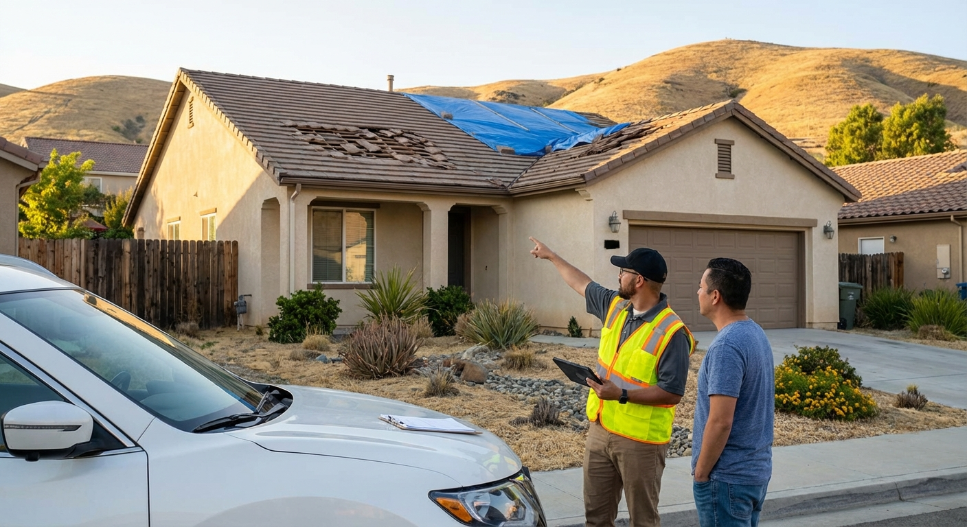 california home insurance roof damage claims - California insurance guide